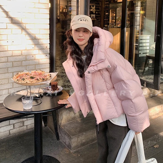 Women Jacket Short Hooded Down Jacket 2025 Winter Coat