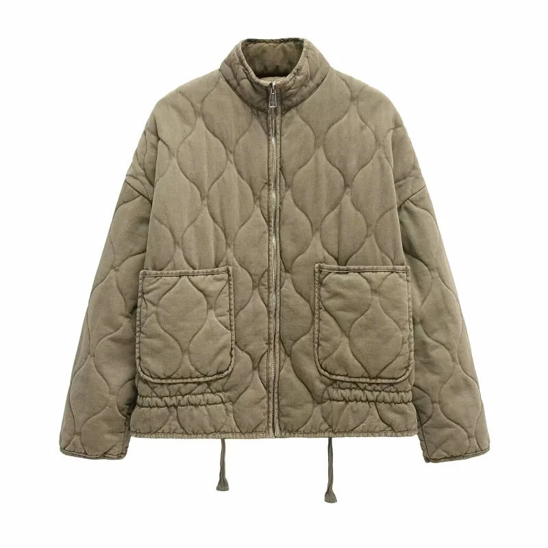Cotton Jacket  Quilted Coat for Women
