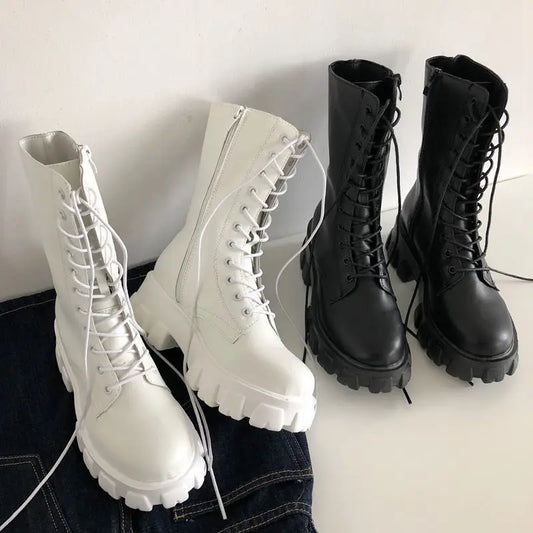 Boots Women Autumn Winter Zipper