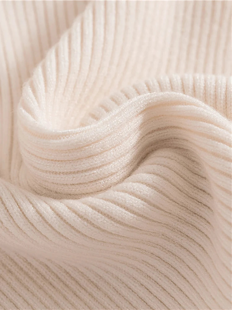 Fall Turtleneck Sweater Knitted