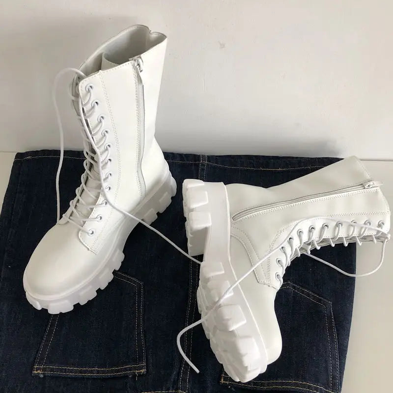 Boots Women Autumn Winter Zipper