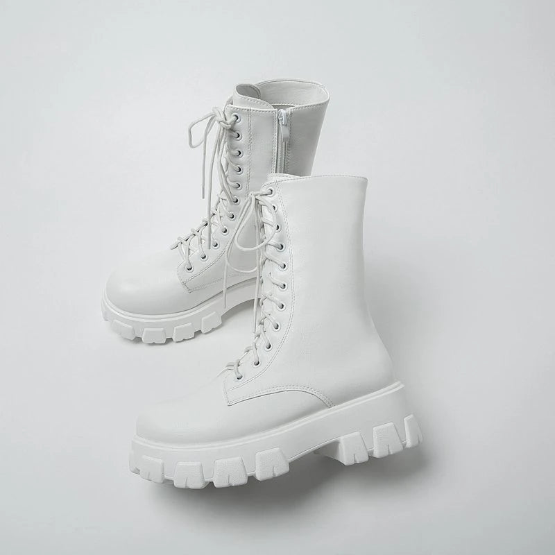 Boots Women Autumn Winter Zipper